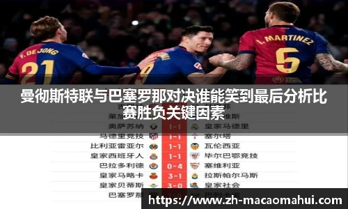 曼彻斯特联与巴塞罗那对决谁能笑到最后分析比赛胜负关键因素